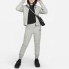 Nike Sportswear Tech Fleece Logo Print Hooded Zip-Up Sweatshirt Kids Tops Dark-Grey FD2979-063