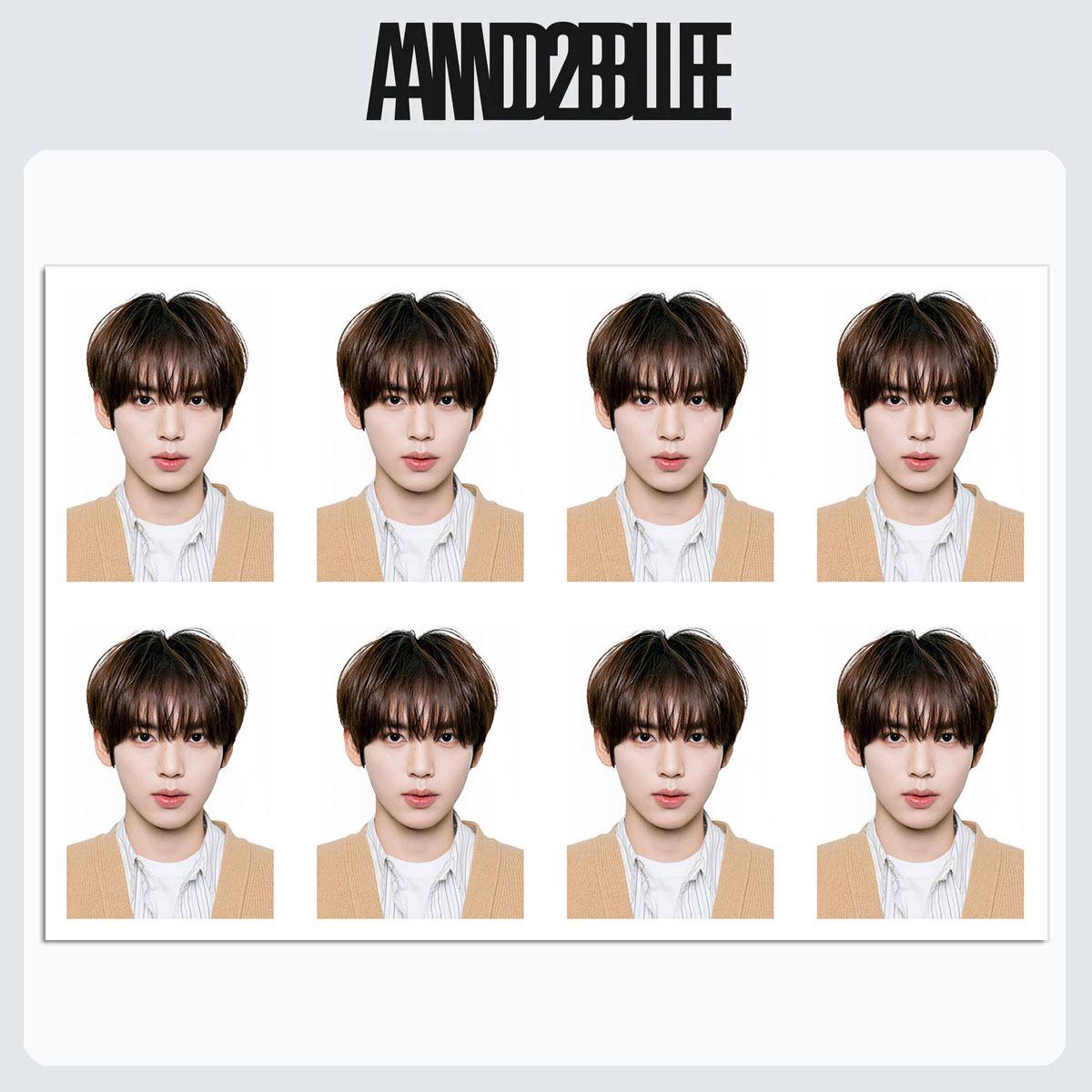 AND2BLE ID Photos: One-Inch Photos of Zhang Hao, Ricky Kim, Gyu-bin Han, and Wei Chen