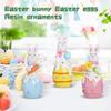 Hand-Painted Easter Bunny Figurine Simulation Bunny Easter Bunny Ornament  Party Decoration