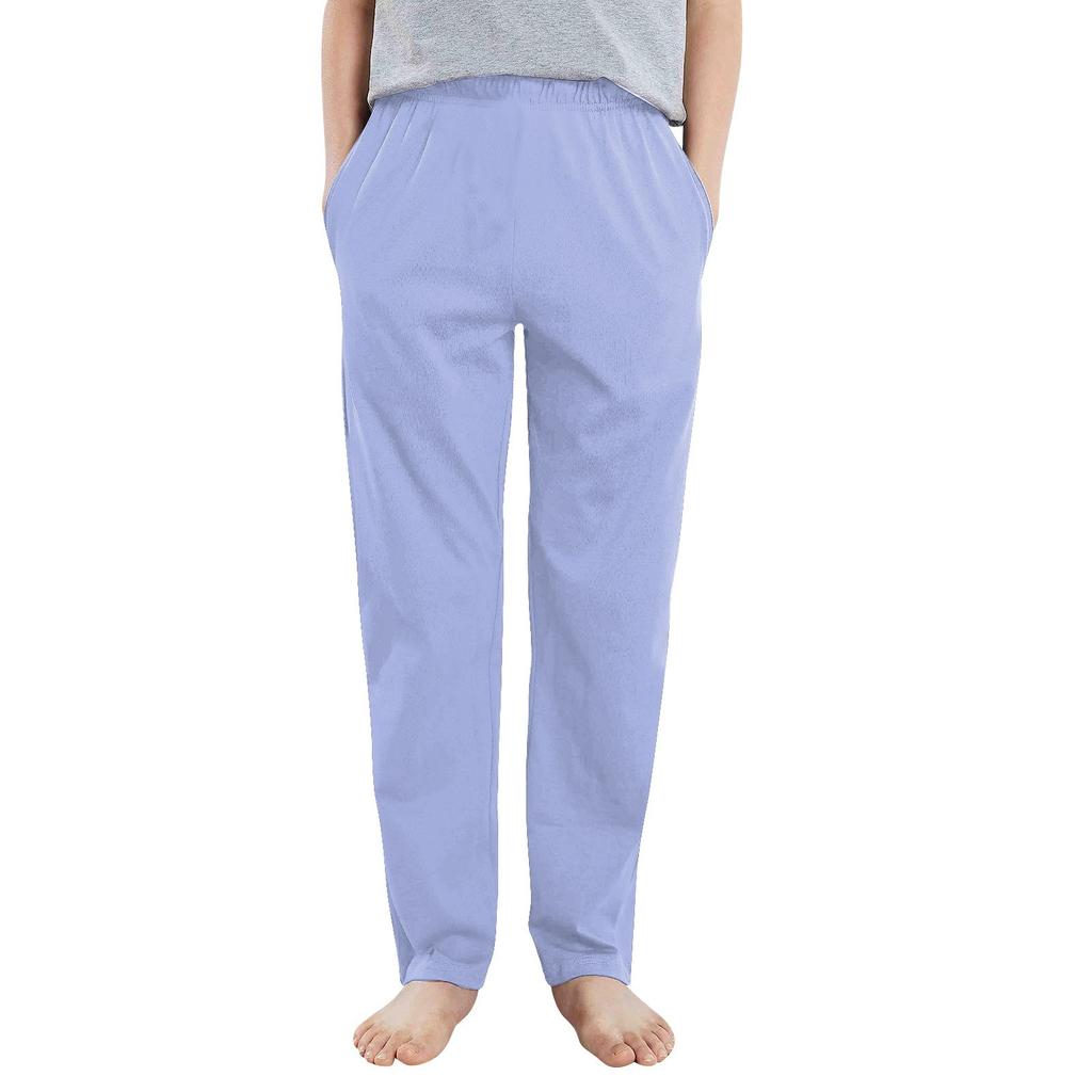 Kids' Casual Pants - Solid Color Sport Pants With Pockets