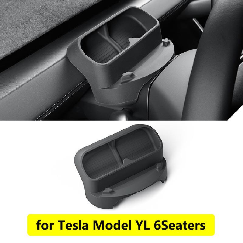 For New Tesla Model Y YL Juniper 2025 Model 3 Highland 2024 Steering Wheel Silicone SunGlasses Case Mobile Phone Holder Storage