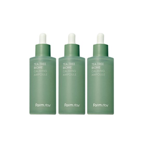 

Farmstay Tea Tree Biome Calming Ampoule Soothing & Oil Balance Intensive Care 50ml × 3pcs Set