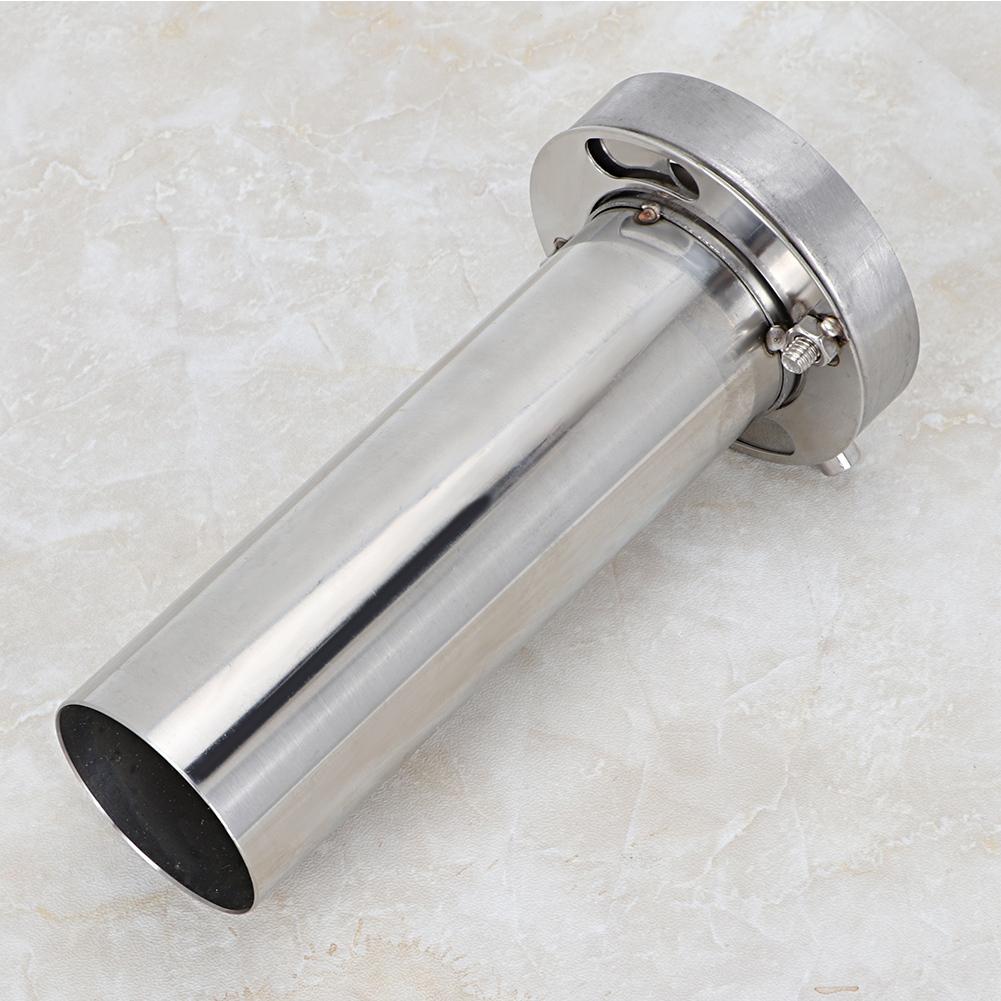 Car Removable Round Head Exhaust Muffler Silencer Car Modification (3.5in)
