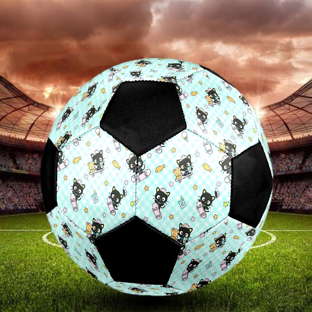 Chococat Soccer Ball Colorful All Ages Machine Stitched PVC Competition Ready Durable High-Bounce.SIZE5