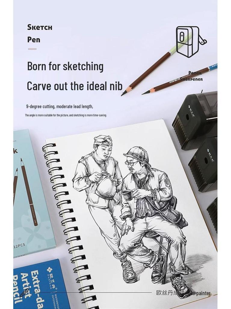 Ousidandan Quick Sketch Pencil Sharpener for Art Students - Charcoal Pencil Knife Model