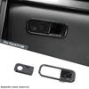 2pcs Passenger Co-pilot Storage Box Handle Switch Trim Cover For Ford F150 +