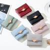 Wallet Women's Short PU Short Small Wallet with Large Capacity and Niche Women's Coin Purse