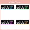 Digital Led Alarm Clock With Date Temperature Calendar Night Light For Bedroom Decor