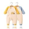 Children's Spring/Summer Cotton Pajamas: Tagless Long Sleeve Set for Boys and Girls