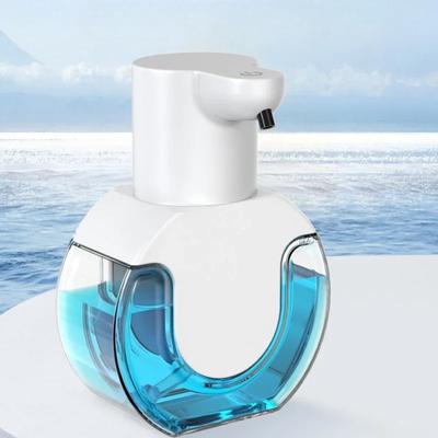 Distributore di sapone intelligente da 430 ml con sensore di movimento touchless, dispositivo per il lavaggio delle mani, distributore di sapone liquido a parete, modello liquido/schiuma