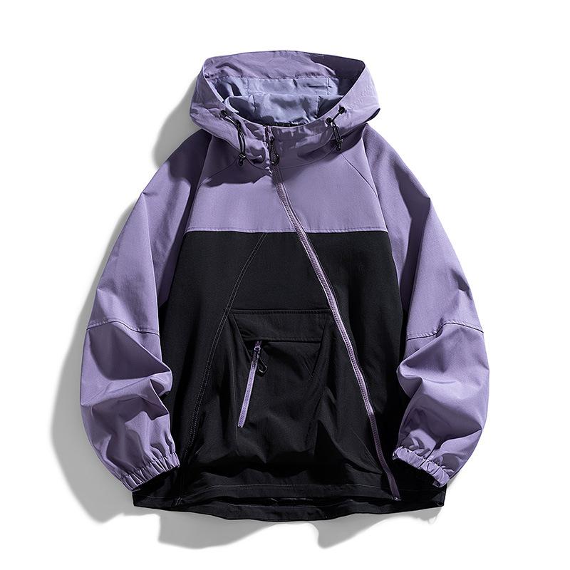 

Jacket Men s Autumn New Sports Outdoor Softshell Jacket Bright Color Mountain Couple Hooded Versatile Men s Jacket 3XL