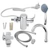 3000W Electric Tap Stainless Steel Water Heater Faucet With Shower Head 3S Fast Heating Instant Hot Water for Kitchen Bathroom