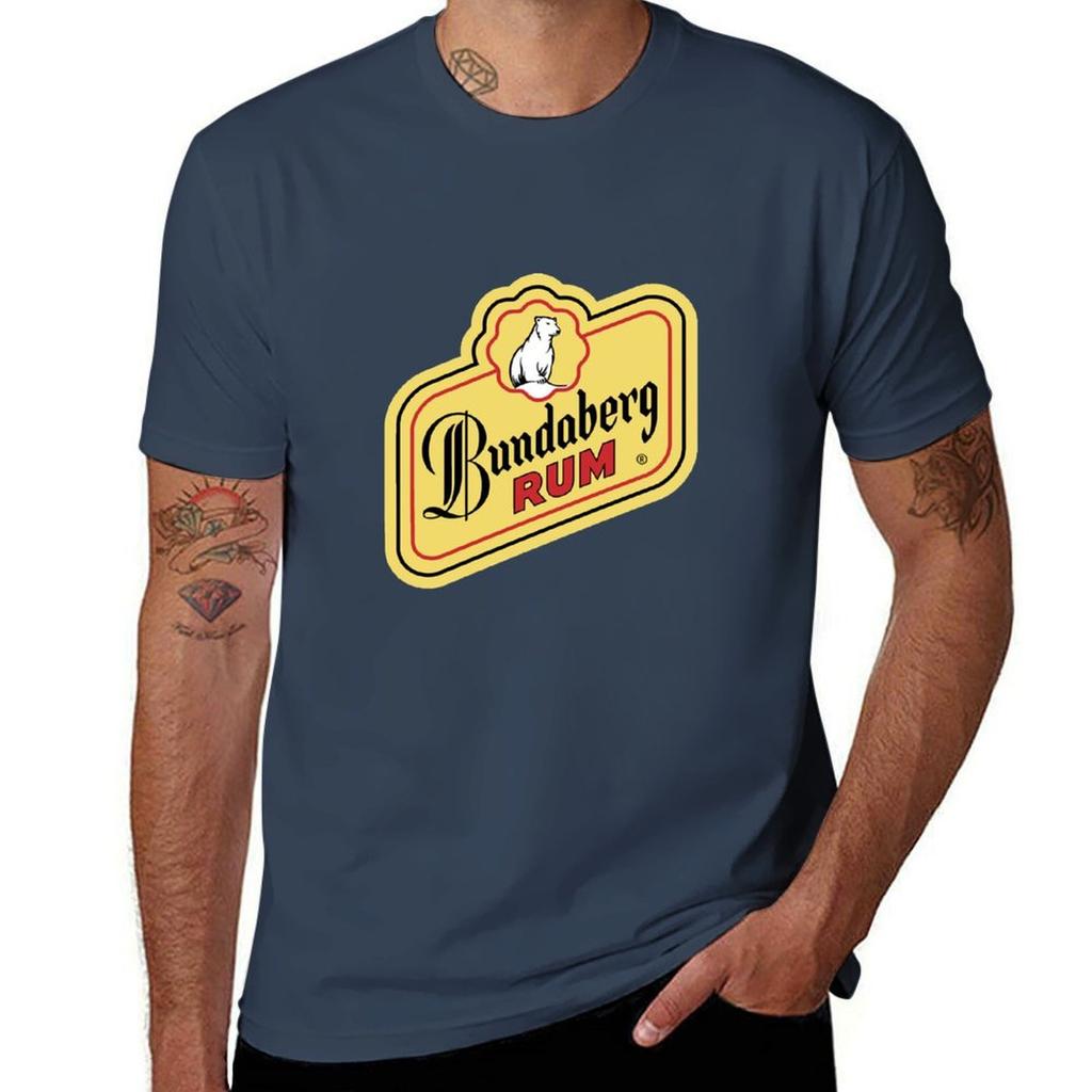 Bundaberg Rum Tshirt Classic Crew Neck Cotton Tshirt