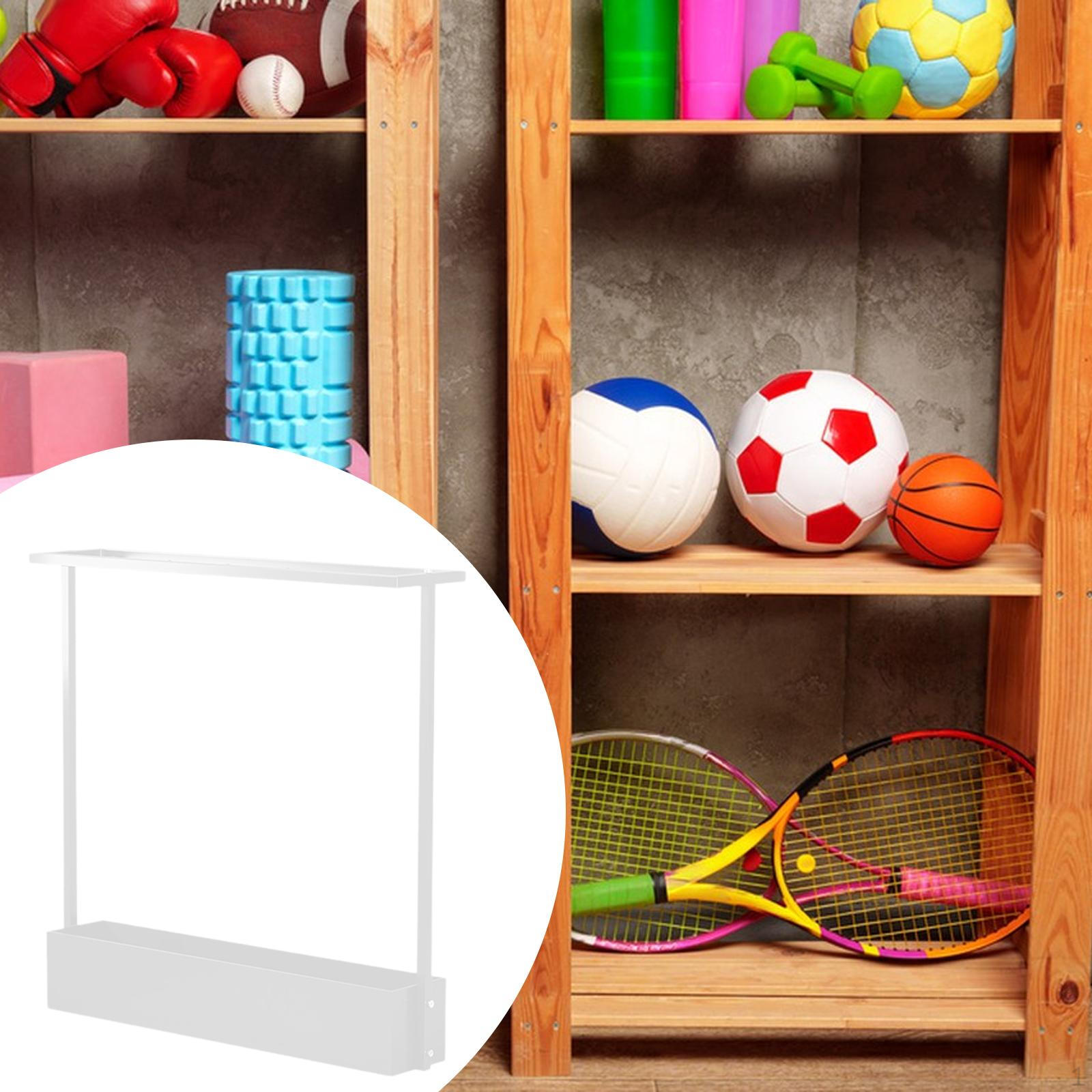 

Compact And Easy-to-assemble Metal Storage Rack for Tennis Badminton Rackets The Gym белый