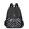 Schoolbag Backpack Women's 1011 New Leisure Bag Versatile Trend Korean Edition Printed Large Capacity Outdoor Travel Women's Backpack