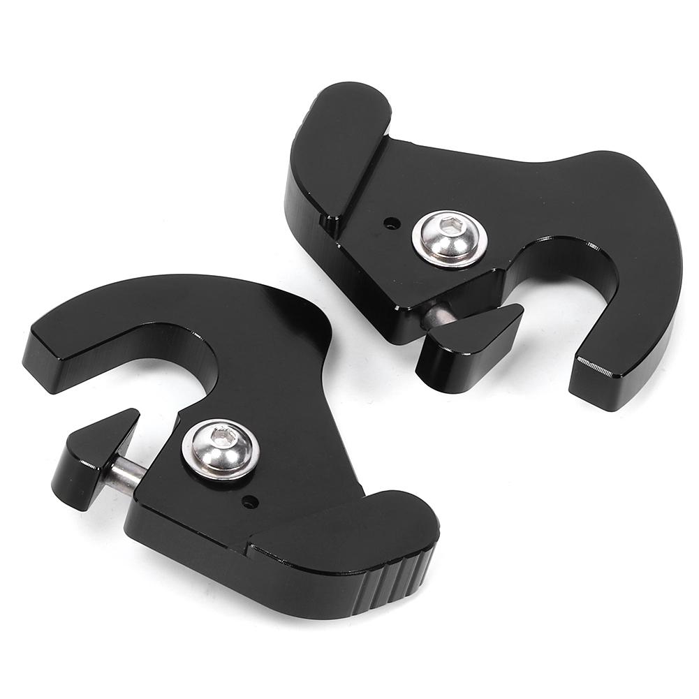 Paar LinksRechts Drehbare Sissy Bar Gepäckträger Docking Riegel Clip Kit CNC Aluminium Passend für