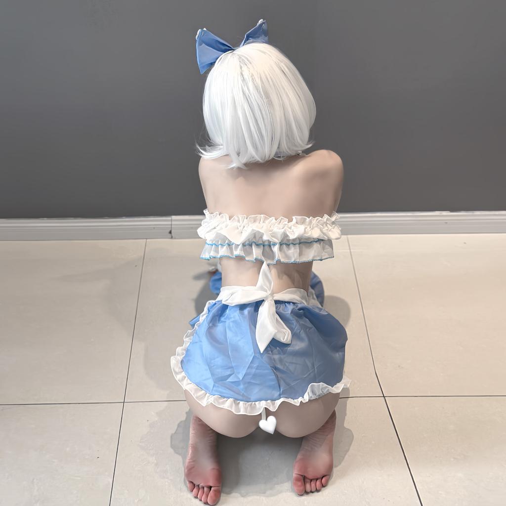 Sexy Lingerie Sexy Cute Maid Uniform Seduction Lolita Maid Uniform Pure Desire Bed Fast Break