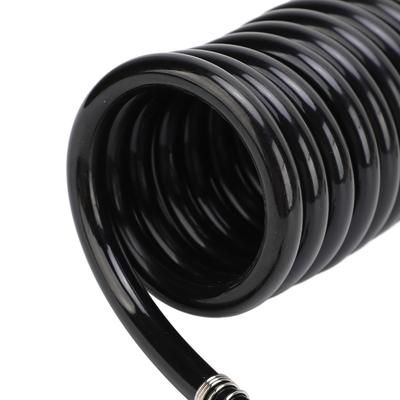 Steel & Rubber Coiled Air Hose 3 Meters Length Flexible Coiled Air Hose  Air Duster Cleaning