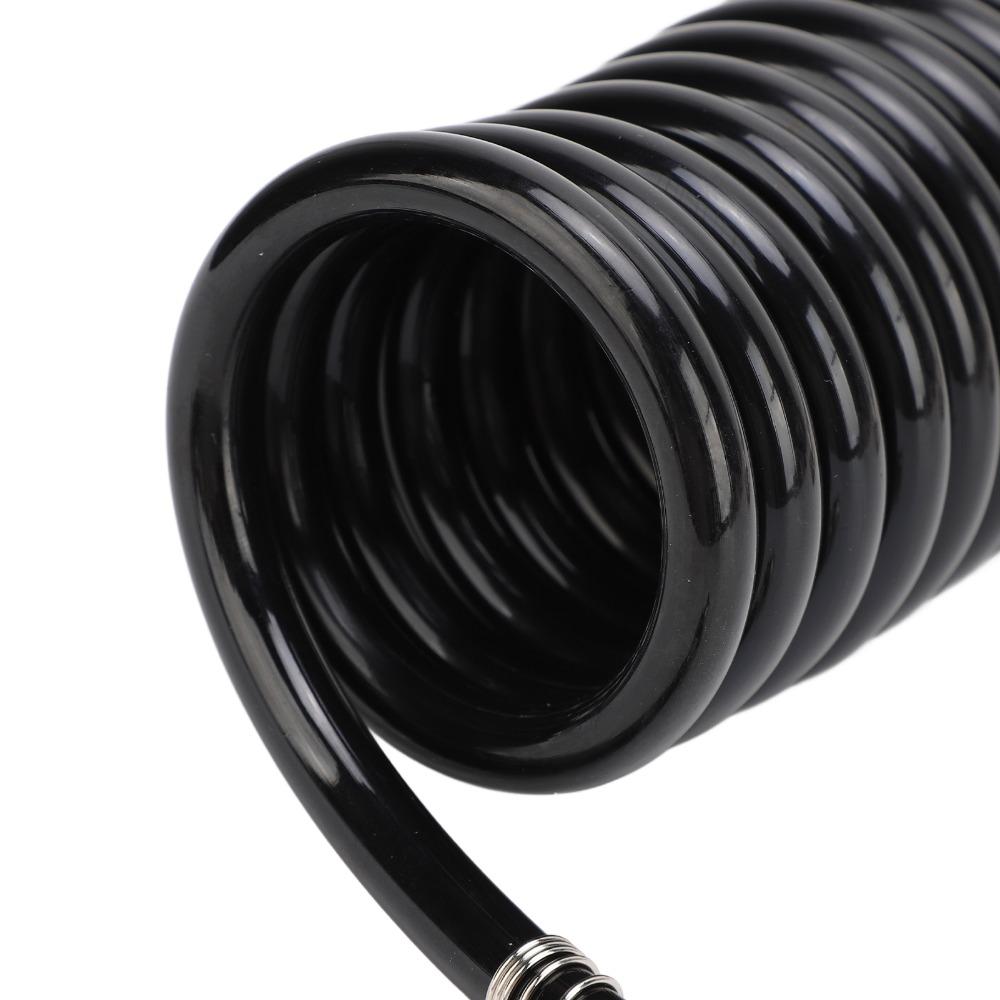 3 Meters Length Coiled Air Hose Coiled Flexible Coiled Air Hose Air Compressor Coil Hose Garage