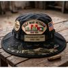 D digital print North American outdoor camping bucket hat vintage AMERICAN landscape basin hat shade hiking hat