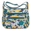 Bolsa feminina transversal grande capacidade bolsa de ombro de nylon bolsa de mãe estampada