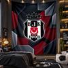 Nástěnná tapiserie s potiskem Beşiktaş FC, látka do obývacího pokoje, ložnice, domácí dekorace