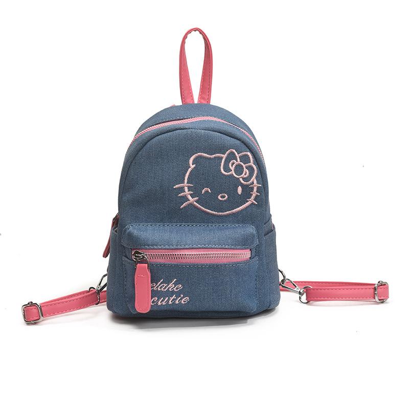 

Kindergarten Small And Medium Class Schoolbag Cartoon Cute Cat Boys And Girls Backpack Autumn And Winter Children S Backpack розовый