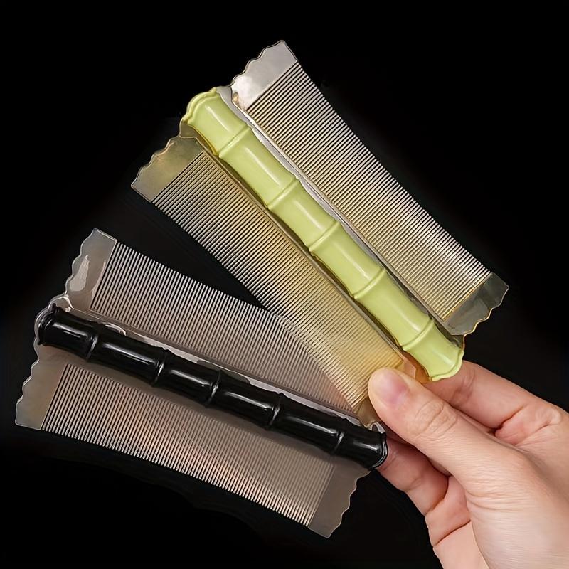 Ultra Dense Double Sided Lice and Nit Comb - Effectively Removes Lice, Nits, and Loose Dandruff Flakes, Ergonomic ABS Plastic Handle