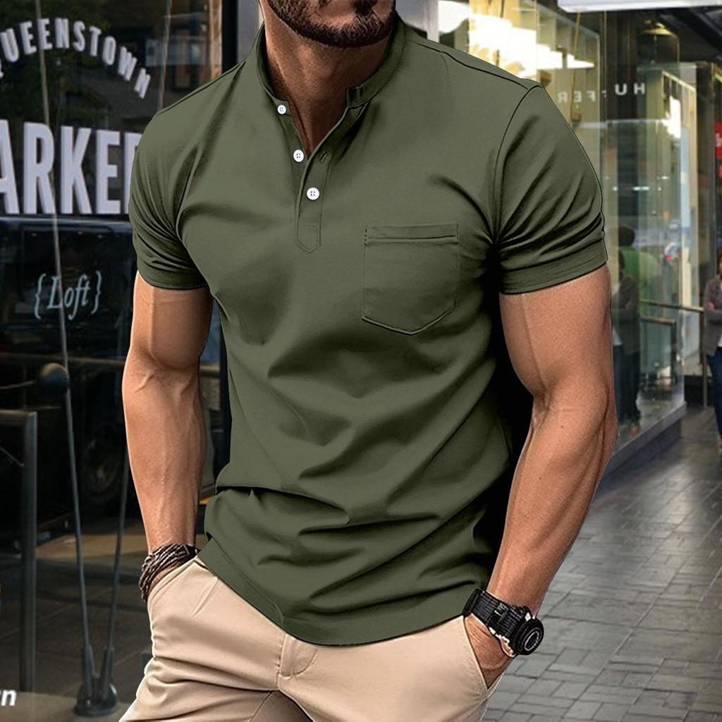 2023 Herren Retro Amerikanisches Schwergewicht Henry Polo T-Shirt