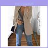 Lapel Women Loose Turndowncollar Long Sleeve Casual Blazer Outwear Women