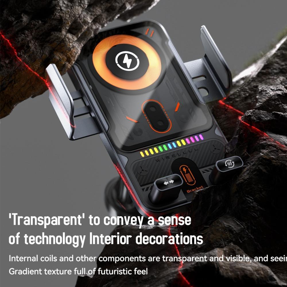 Auto Clamping 15W Wireless Car Charger Adapter Super Fast Charging Air Vent Phone Holder for IPhone 17 16 15 Pro Max for Samsung