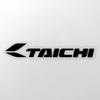 RS TAICHI Motorcycle Sticker Black/Silver Size: 5.5 x 3.0 inches (140 x 75 mm) RSW034