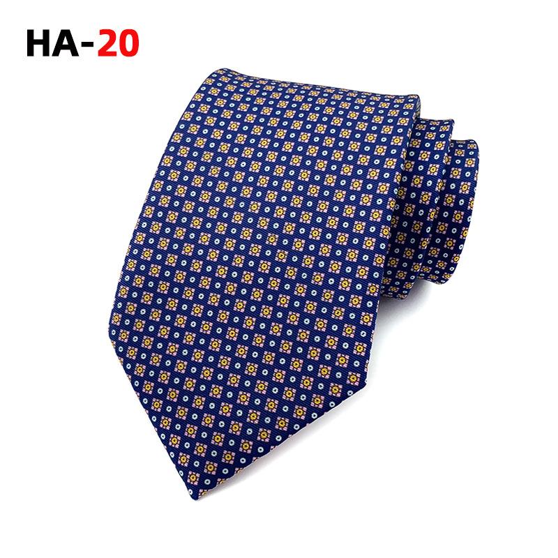 Mode Retro Druck Imitation Seide Stoff Herren Krawatte