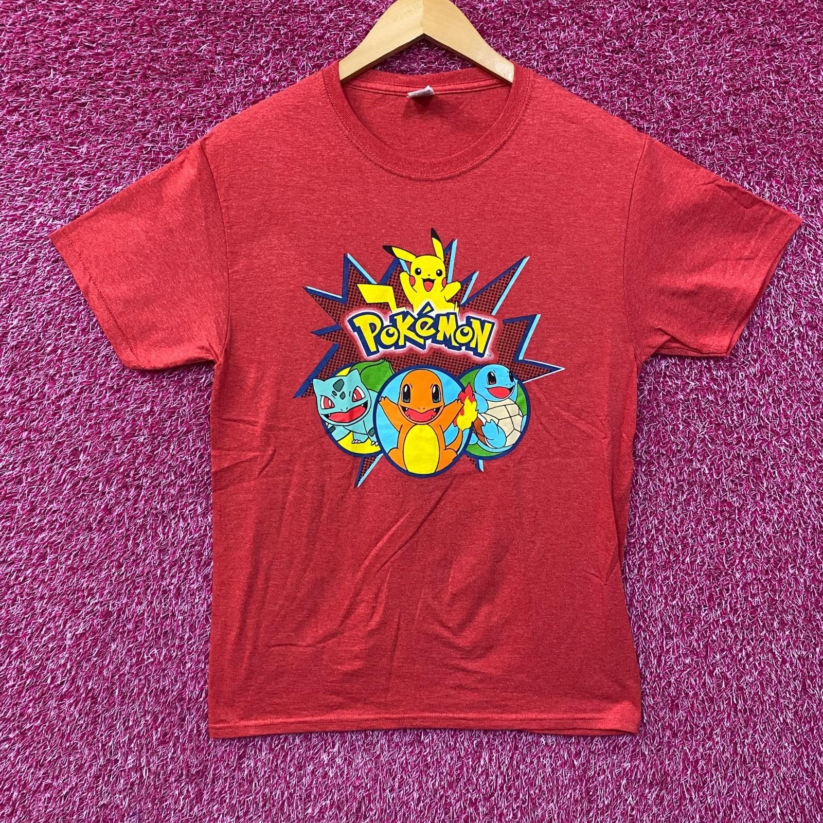 

Pokémon Starter Pokemon anime Tshirt size Small XXL