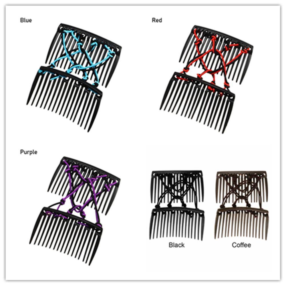 Women Changeable Black/Coffee Creative Hair Rope Comb Hair Pin