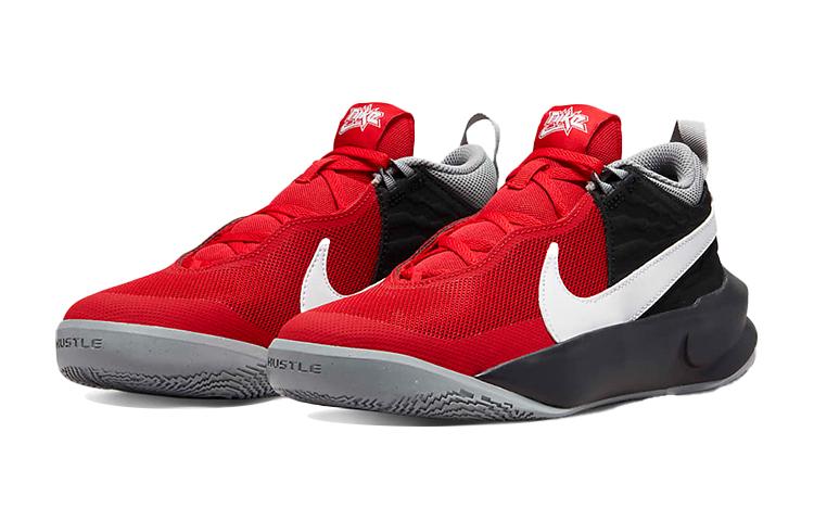 Nike Team Hustle D 10 University Red Black GS CW6735-607