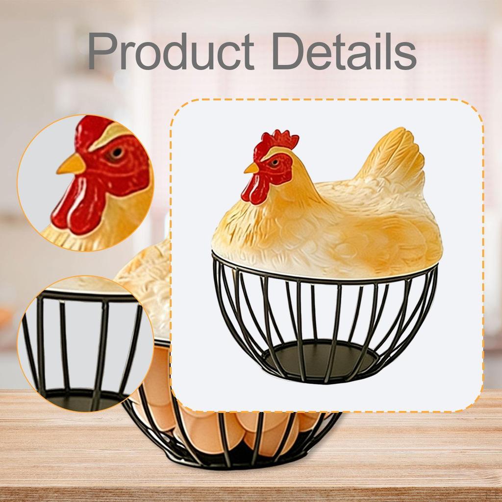 Chicken Egg Basket Collection Basket, Durability, Versatile, Organizer Eggs Storage Container