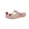 Hole shoes women wear semi-drag summer transparent jelly bag head sandals pregnant women nurse soft sole Mary Jane wear sandals