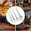 Leather Stitching Chisel Set 4X Lacing Stitching Punch Craft Kits Steel Leathercraft Puncher For Professionals DIYers Beginners