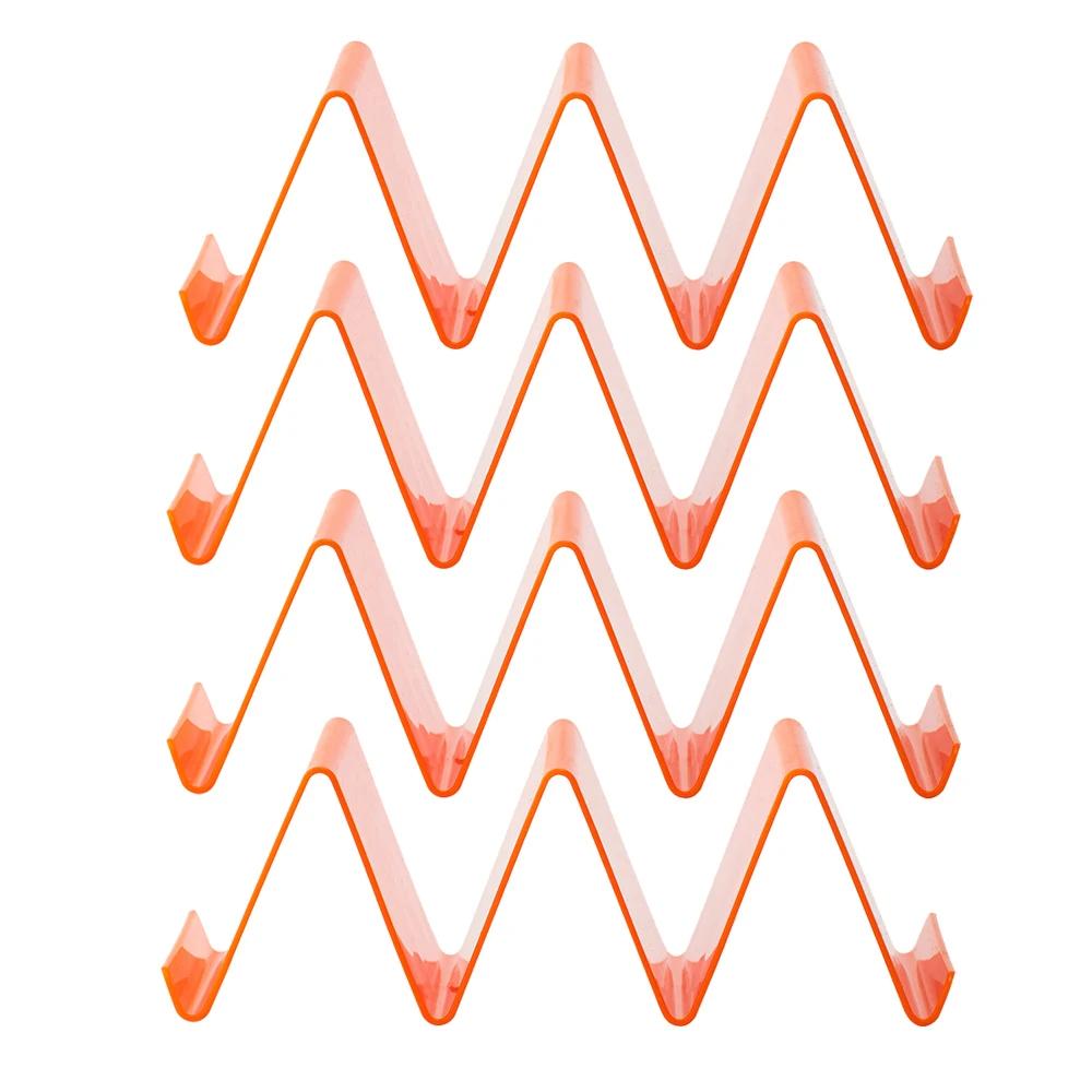 4 Adet Taco Stand Tutucu Meksika Pizza Rulo Rafı Burrito Patates Cipsi Rafı Kabuklar Renkli Sofra Takımı Pankek Standı