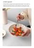 Japanese Retro White Glaze Ceramic Breakfast Plate - Creative and Simple Design for Cakes and More