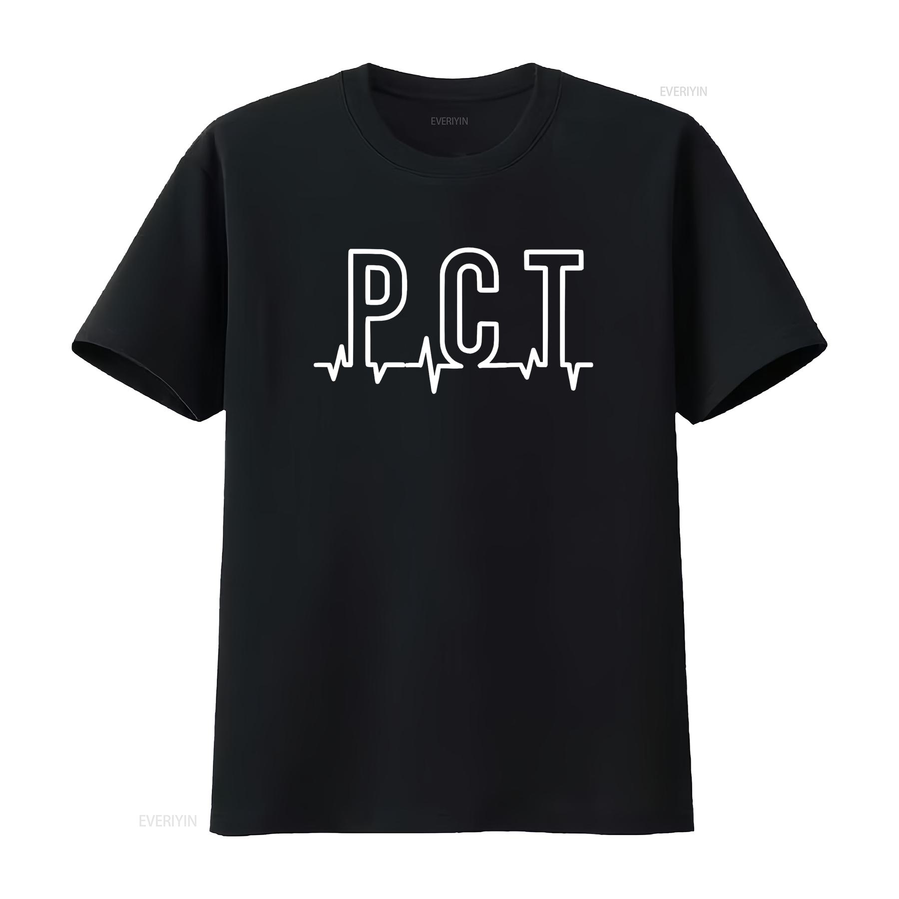 

PCT Heartbeat Patient Care Technician Assistant Healthcare T Shirt vintage Washed Stylish Slightly graphic Unisex 4XL