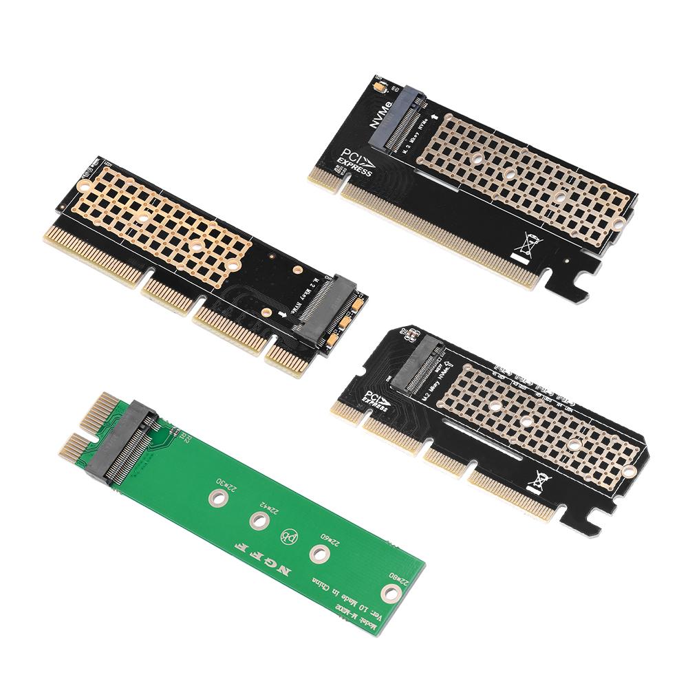 PCIE NVME Adapter M2 PCI Express 3.0 X1 X4 X8 X16 Expansion Card Riser Converter Supports 2230 2242 2260 2280 M Key M.2 NVME SSD