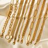 Yori 2025 Stainless Steel Geometry Golden Bracelet 18 K PVD Plated Trendy Daily High Quality Jewelry Bijoux Women