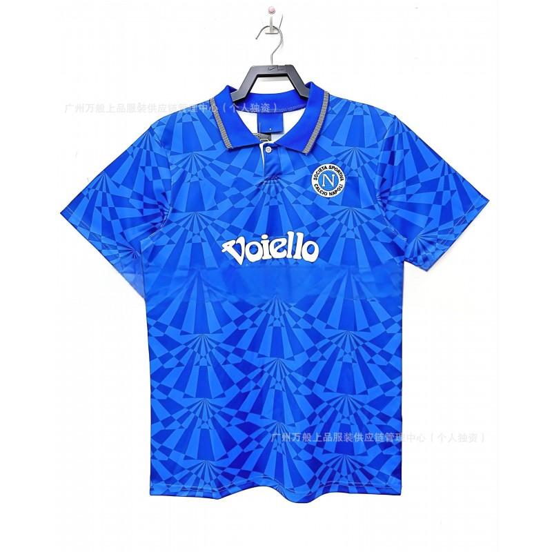 Vintage fotbalový dres Neapol Retro kolekce Vysoce kvalitní sběratelský sportovní dres