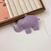 Pu Leather Elephant Charms Diy Keychains Necklaces Accessories Cute Pendants