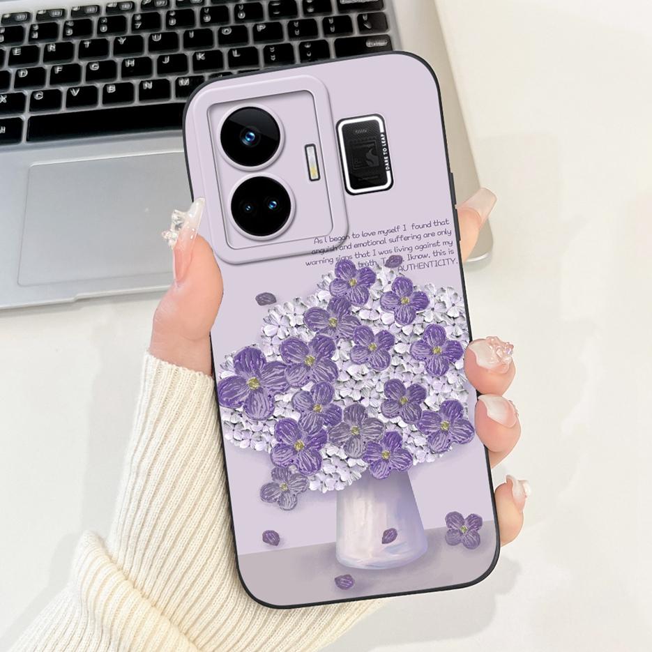 For Realme GT3 Case RMX3709 Cute Funny Cartoon Cover Soft Silicone Case For Realme GT Neo 5 Neo5 240W RealmeGT3 Back Cover Coque