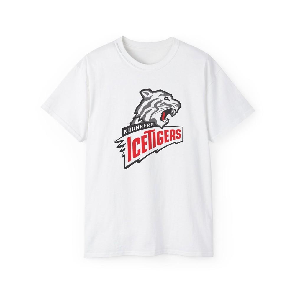 

Nurnberg Ice Tigers Unisex Tshirt Tops Tee - German Ice Hockey Club Shirt, DEL Season 3XL