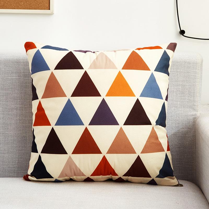 Creative Pattern Pillowcase Dormitory Decoration Office Living Room Sofa Home Pillowcase