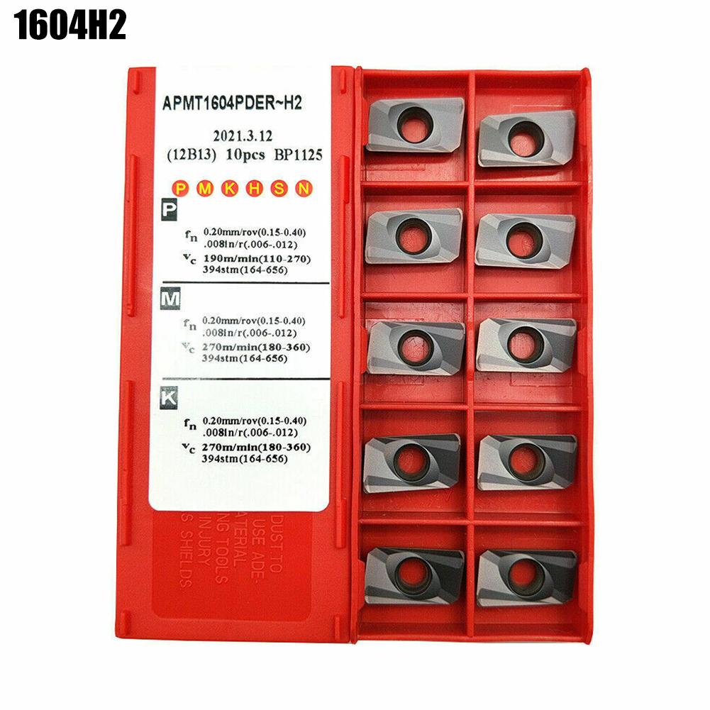APMT1604 and APMT1135 Carbide Inserts for H2 VP15TF with Easy Wrench Based Replacement System and Performance 10pcs